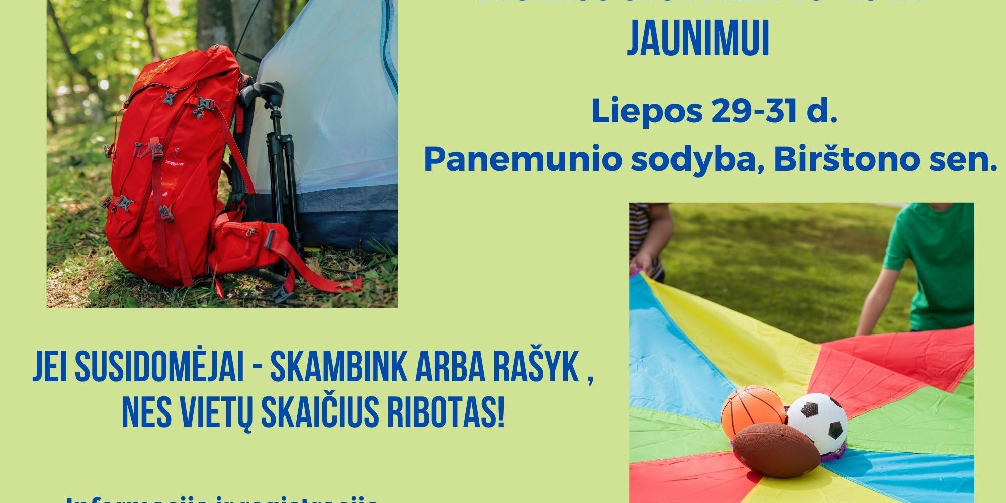 Stovykla jaunimui liepa