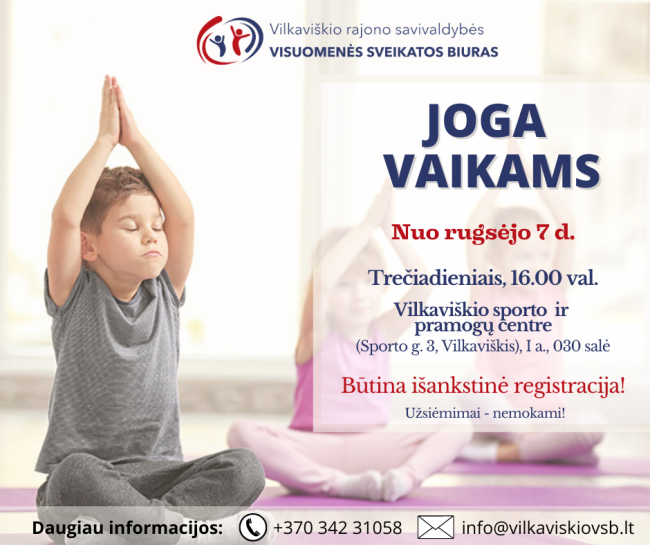 yoga vaikams